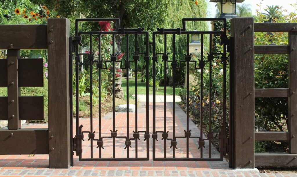 metal gates for fences